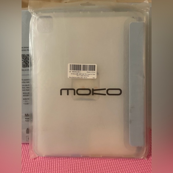 Set Of 4 Cases for iPad Pro 11 2021 10in Model Smart Cover Sky Blue - New Sealed - Picture 6 of 6